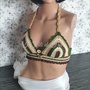 Top costume bikini crochet realizzato all'uncinetto 