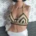 Top costume bikini crochet realizzato all'uncinetto 