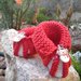 Babbucce in lana per neonato fatte a mano in morbida lana