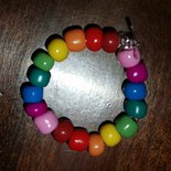 Anello Arcobaleno Donna Uomo – Acciaio Inossidabile 316L – Stretto, Opaco, Colorato – Simbolo LGBTQ+ Pride - 3