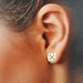 orecchini bianchi, orecchini piccoli a lobo, orecchini con perline, orecchini quadrati, orecchini leggeri, euphoria orecchini