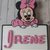 Scritta personalizzata bimba minnie