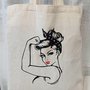 Borsa cotone shopper girl