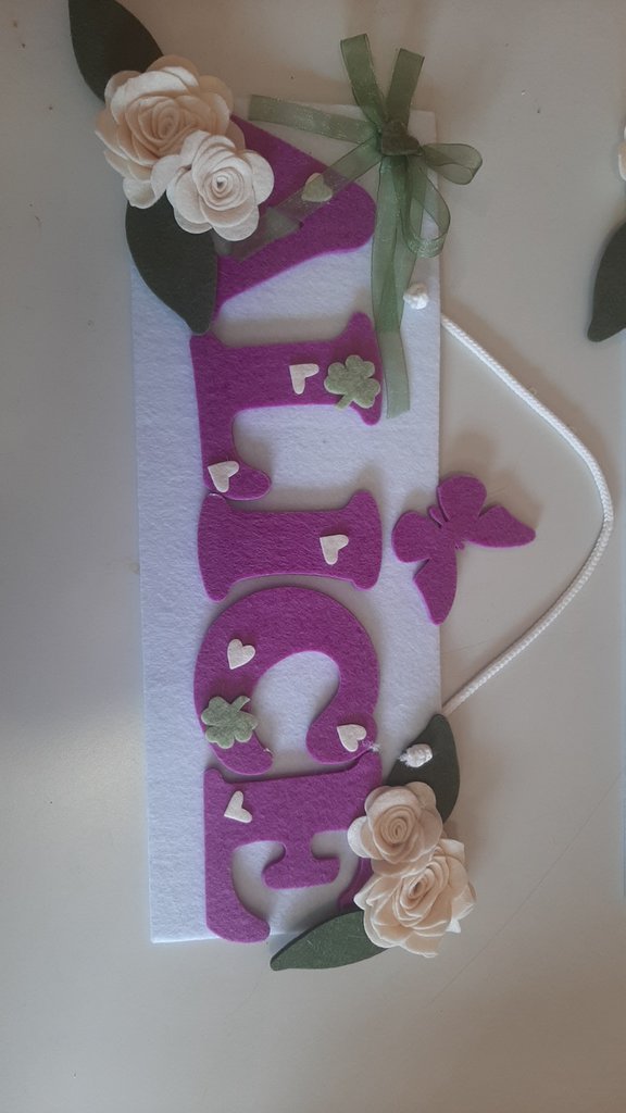 Targhetta In Metallo Personalizzata Con Nome Per Bambino – Decorazione Parete Legno Per Cameretta O Scuola