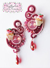 Orecchini “Yummy Cupcakes - Cherry”