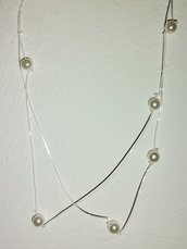 Collana semplice con perle