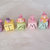 Cake topper cubi con folletti Multicolor bimba personalizzato 6 cubi 6 lettere Andrea