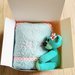 Set asciugamano/accappatoio personalizzato per neonato/bambino