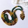 Collana dì Bronzite, Citrino e Malachite 