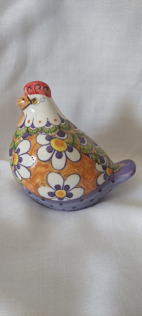 Gruppo Maruccia - Coprivivande Ceramica Gallina Set 2: Barattoli Decorativi Per Cucina, Biscotti, Regali Pasquali