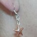 Parure orecchini + collana stelle marine color bronzo
