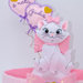 Cestino porta confetti gattina Minou Aristogatti, diametro 20 cm