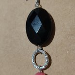 Orecchini Pendenti A Forma Di Rosa Nera Opaca | Gioielli Donna In Stile Bohémien Vintage, Fatti A Mano In Zinco