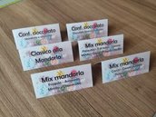 Cartoncini per confettata personalizzati con testo e grafica 