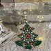 Decorazione natalizia a forma di albero con mandala