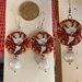 Orecchini in Ceramica con Perla Barocca e Argento925