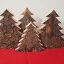 alberi legno con corteccia 