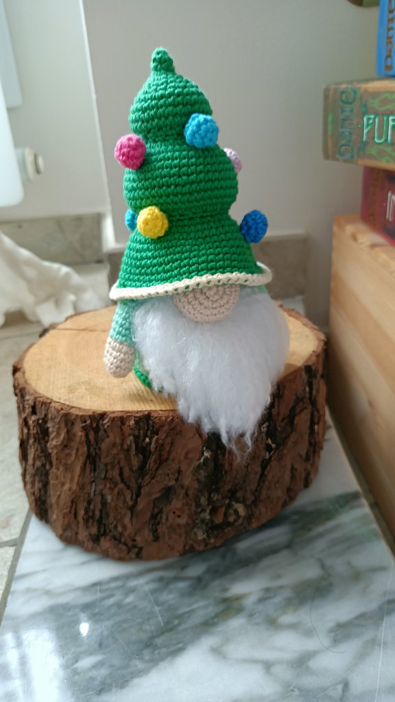 8 Gnomi Natalizi Peluche Scandinavi 9 Cm - Decorazioni Natale Fai Da Te Con Pompon