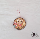 pallina di natale christmas cookies addobbo albero le medaglie tronco personalizzabile idee regalo natale