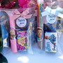 Gadget Regalino fine festa personalizzato penne rossetto e multicolor  tema barbie e ken