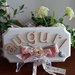 TARGA FUORI PORTA AUGURI IN STILE SHABBY