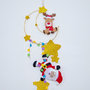 Fuoriporta natalizio Babbo Natale pasticcione, 52 cm x 20 cm