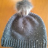 Cappello grigio lana