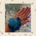 Corsage in fiori di velluto, roselline  in mohair 