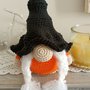 Gnomo zucca halloween amigurumi 