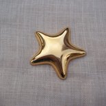 Meiliyizu Spilla a cinque punte, spilla a stella per adulti, spilla intagliata in stile occidentale, accessori per abbigliamento vintage, per festival musicali, camicia