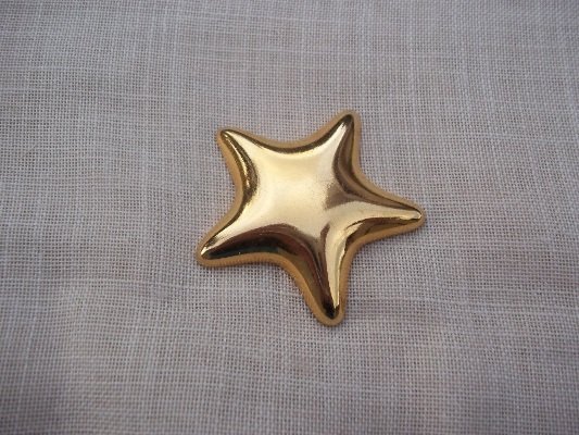 EMagTech 30 Spille A Stella Oro 18mm, Distintivi 3D In Metallo Per Vestiti, Cappelli E Giacche
