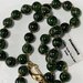 Collana di Granato Verde e Oro