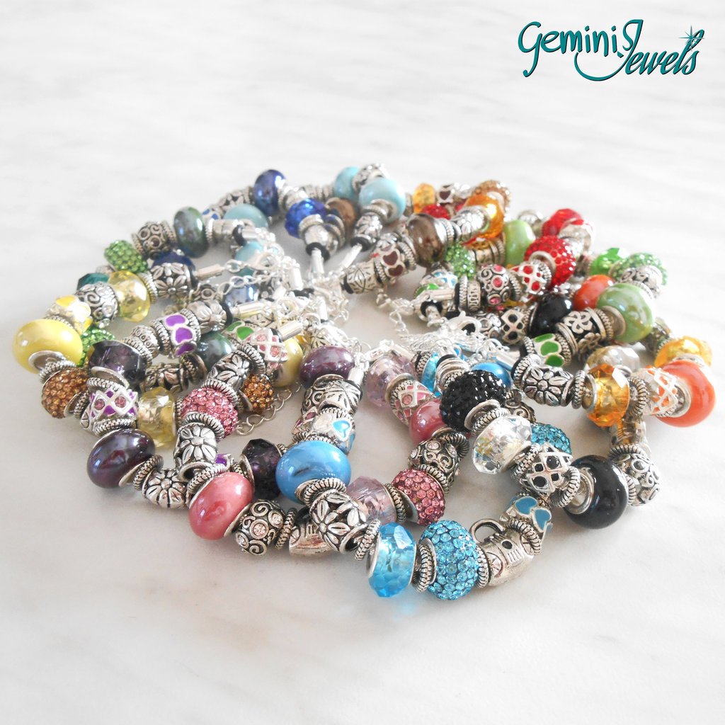 Bracciale Avvolgente Bohemien Multicolore Con Perline E Ciondolo Elastico - Turchese - Regalo Per Donna In Scatola Portagioie