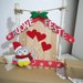 Buon Natale Decorazioni fuoriporta cameretta bimbi idea regalo FESTE pinguino cuore amore 