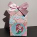 Scatolina battesimo nascita compleanno festa sirena sirenetta Ariel confetti scatola box 
