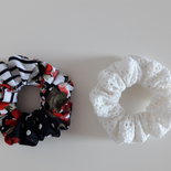 Fascia Per Capelli Scrunchie In Velluto Stampa Animalier, Beige, Elastica, Girl Glamour