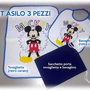 Set asilo 3 pezzi in cotone Topolino