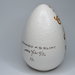 Uovo in ceramica di castelli dipinto a mano albero della vita cm 10