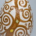 Uovo in ceramica di castelli dipinto a mano albero della vita cm 15