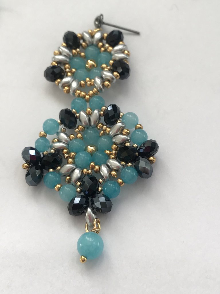 Orecchini pendenti pietra rosa in argento 925 - Guasco Gioielleria Alessandria