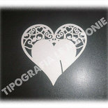 Segnaposto Matrimonio Comunione Battesimo Compleanno cuore gessetto... | su