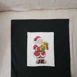 Cuscino Babbo Natale a punto croce