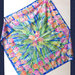 foulard di seta pura dipinto a mano - esclusivo e unico
