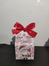 Scatolina natale Babbo Natale auguri feste decorazione decorazioni scatola scatoline 