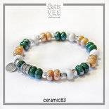 CERAMIC83  - BRACCIALI REVES FATTI SU MISURA CON PIETRE NATURALI E COMPONENTI IN ARGENTO925,ACCIAIO 316L E METALLO