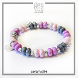 CERAMIC84  - BRACCIALI REVES FATTI SU MISURA CON PIETRE NATURALI E COMPONENTI IN ARGENTO925,ACCIAIO 316L E METALLO