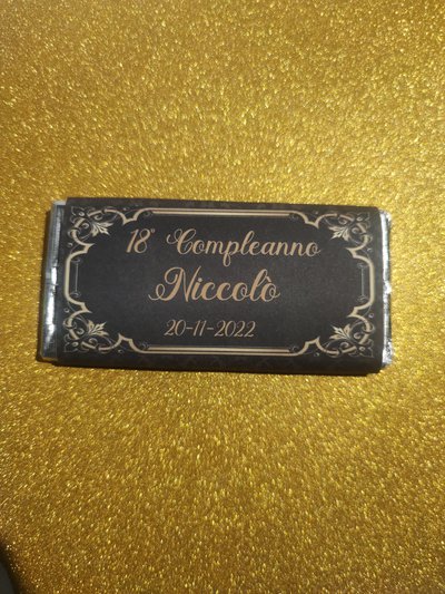 Cioccolatini cioccolatino personalizzato cartoncino segnaposto tavo