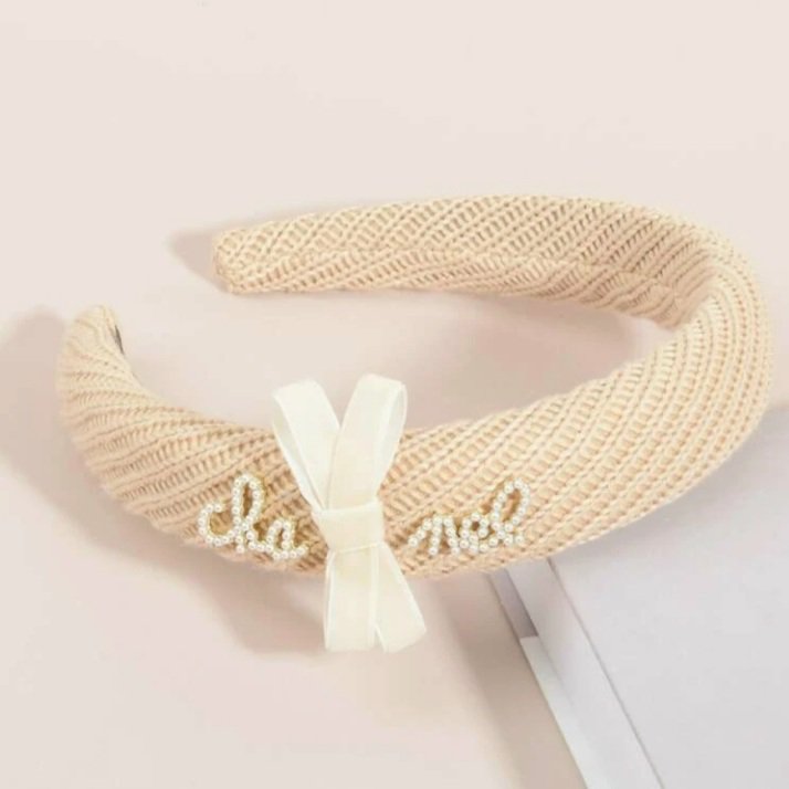 QTMY Cerchietto Per Capelli Alla Moda Con Perle Di Cristallo