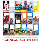 Calendario 2023 personalizzato con foto – cm 30×60
