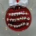 Pallina di Natale decorata con Effetto 3D - Stranger Things Demogorgone